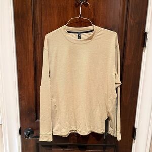 lululemon athletica Tan Long Sleeve Shirt